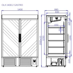 Réfrigérateur OLA2 GASTRO