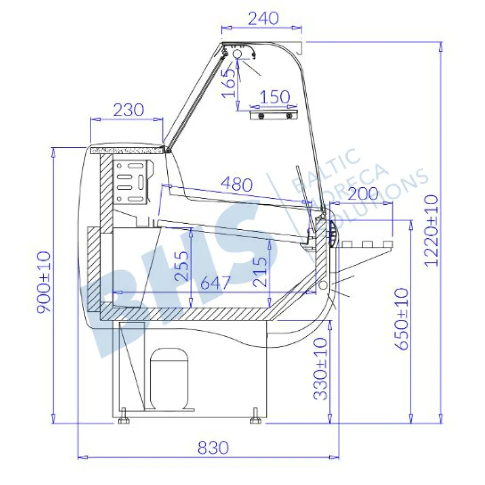Vitrine froide MONIKA 2.05 (MO104)