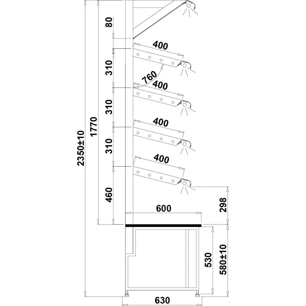 Étagère TADEUSZ 1.7 (TD110)