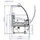 Vitrine à glace KAMELEO ICE 1400mm (JA101KM)