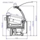 Vitrine à glaces ARUBA ICE 1070 mm (AB200)