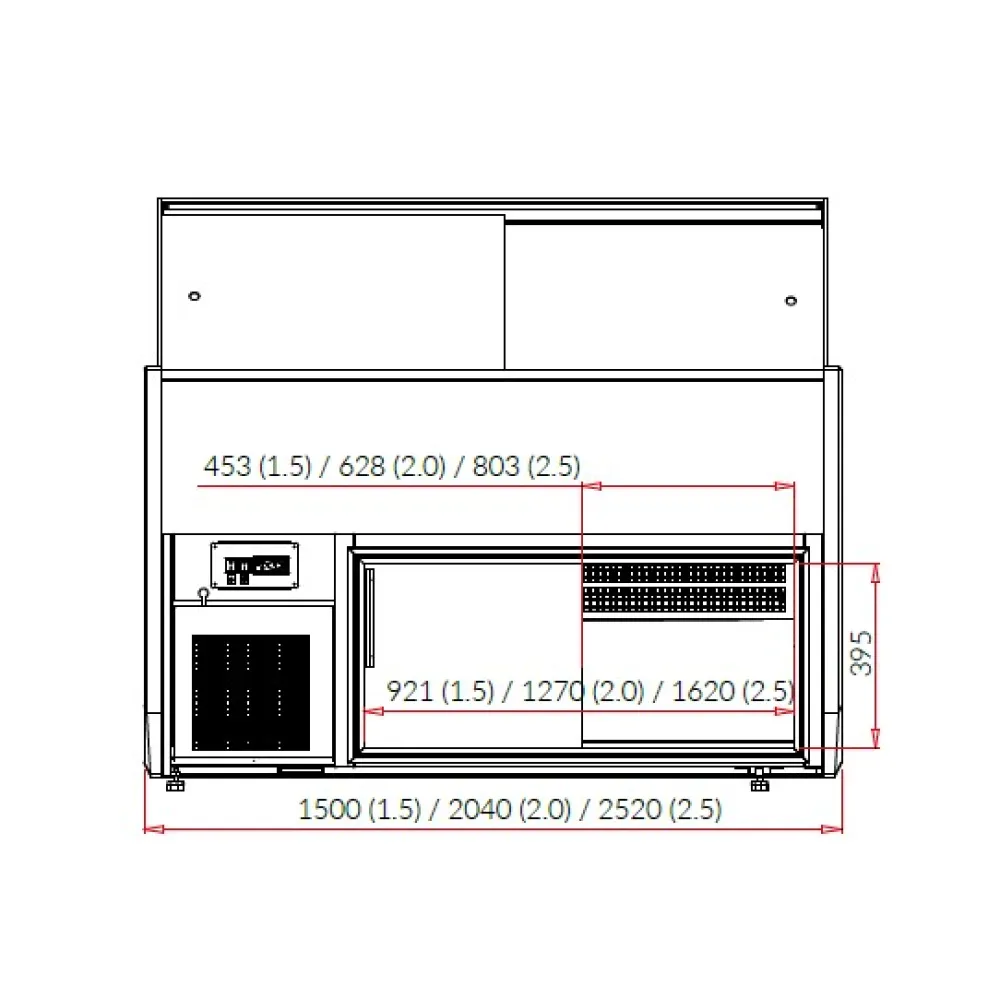 Cold showcase SUMBA 2.0 REMOTE (SU102-c)