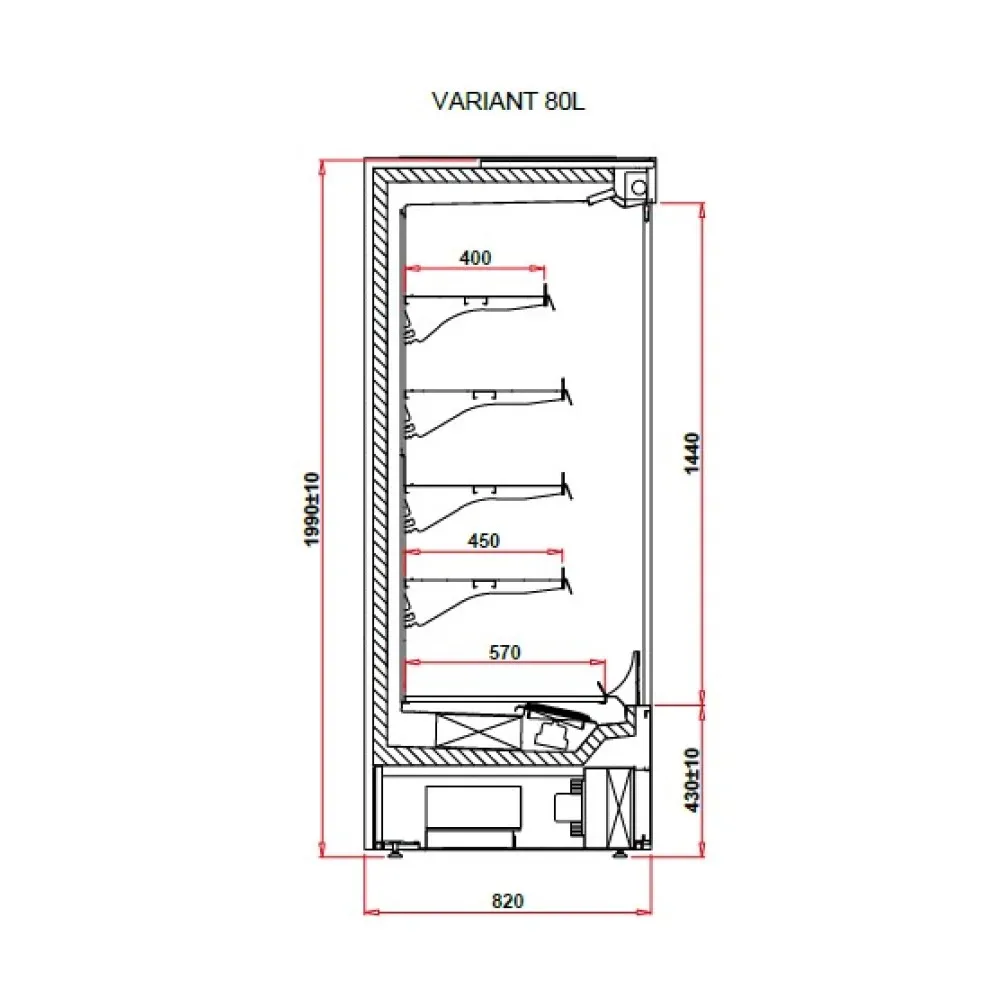 Showcase VARIANT 1.25 80L (VT101.800L)