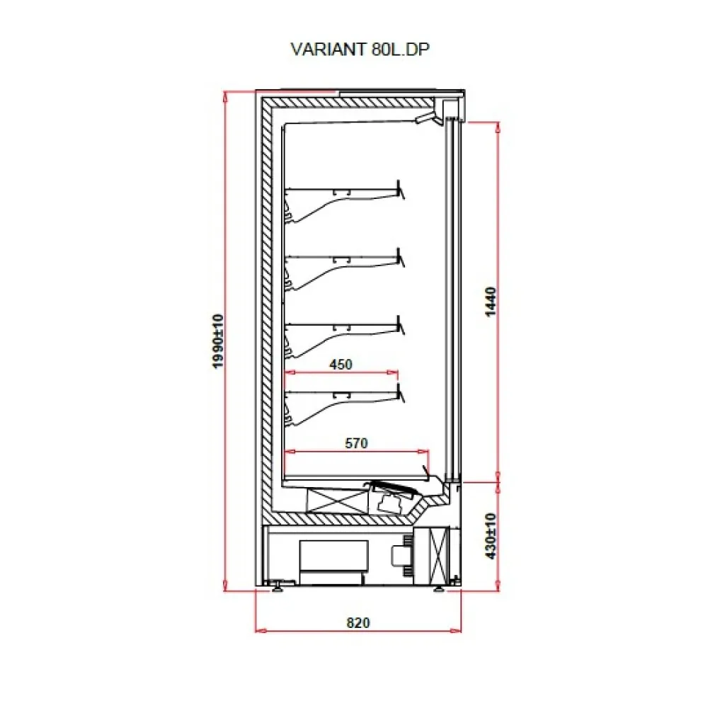 Showcase VARIANT 1.25 80L (VT101.800L)