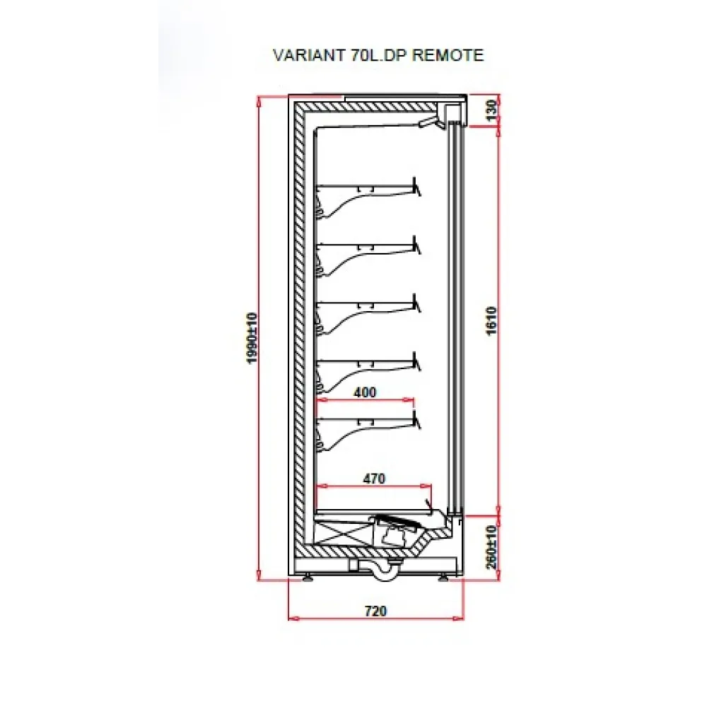 Showcase VARIANT 1.25 70L REMOTE (VT101.700L-c)