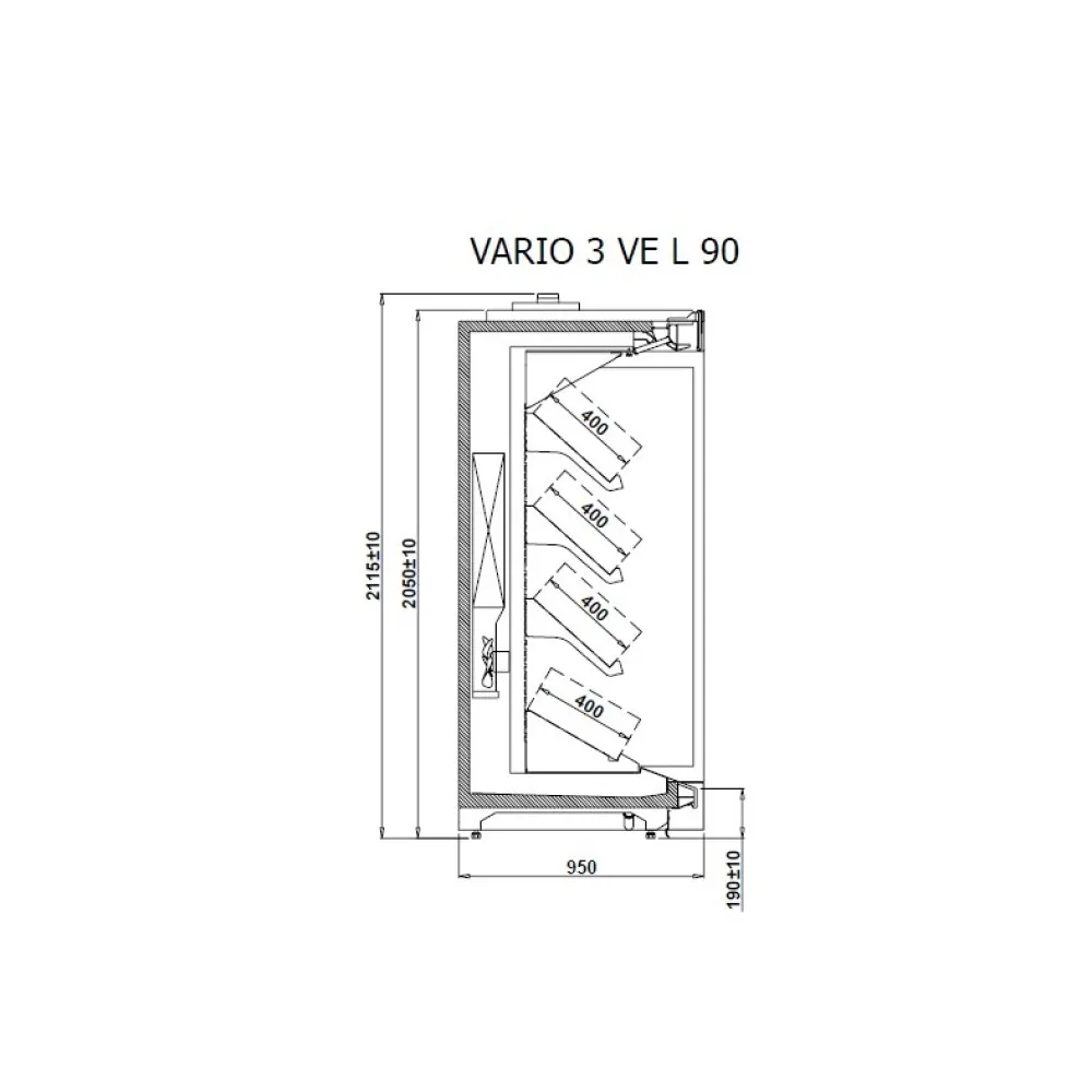 Showcase VARIO 3 VE 1.25 90L REMOTE (VR330.900L.VE)