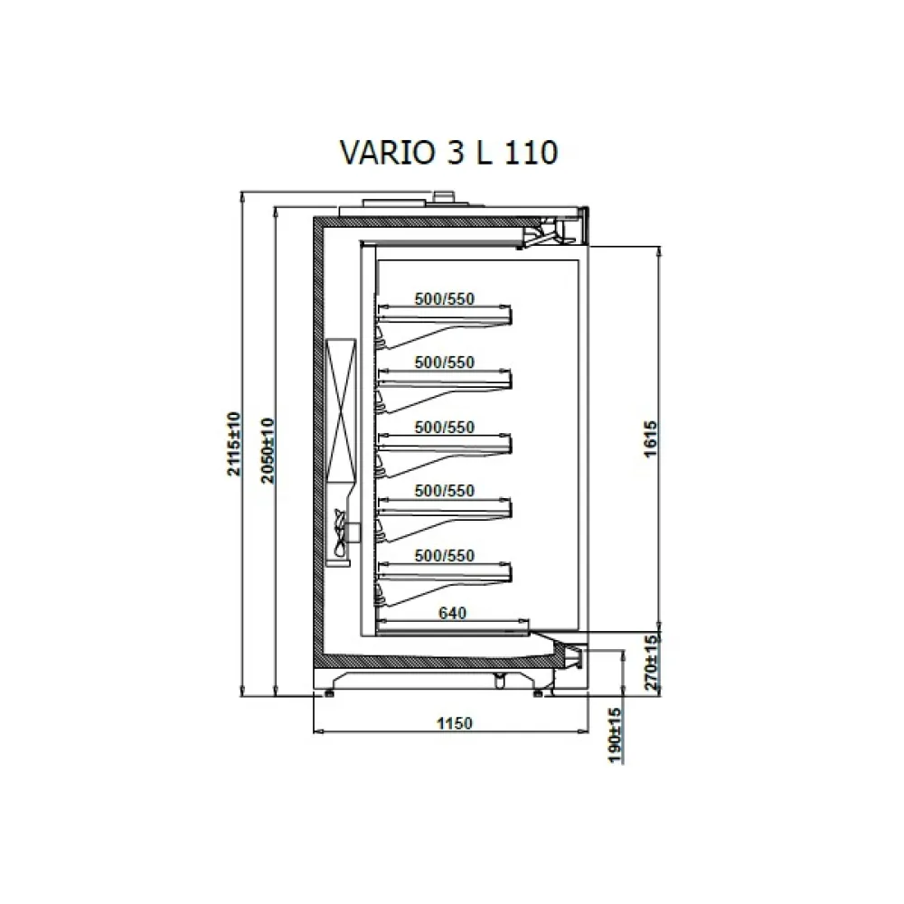 Showcase VARIO 3 1.25 110L REMOTE (VR330.1100L)