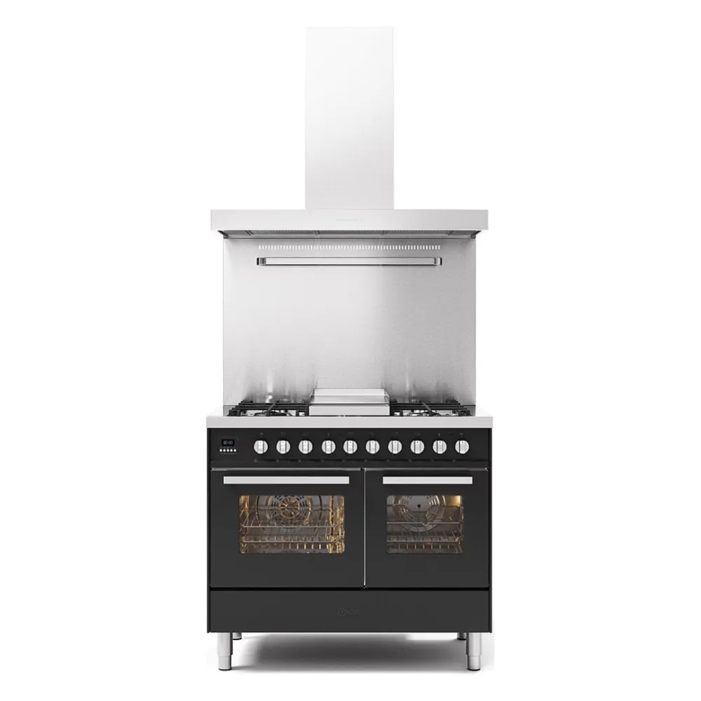Cuisinière avec four Pro Line LD10FWM3 100 cm 6 feux avec plaque de cuisson