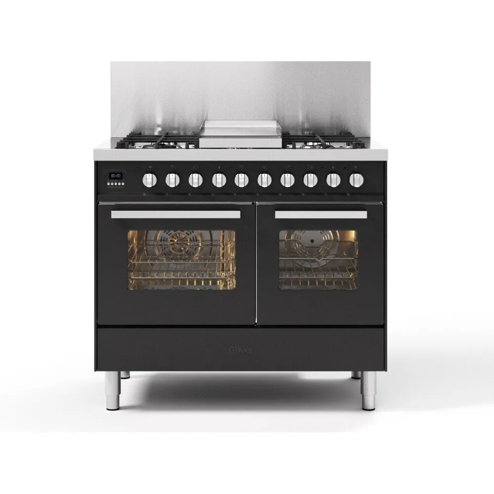 Cuisinière avec four Pro Line LD10FWM3 100 cm 6 feux avec plaque de cuisson