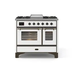 Ilve Majestic Milano MD10FDNE3 100 cm 4 feux avec plaque de cuisson