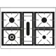 Range Cooker Majestic M09N with fish burner (M09PDNE3)