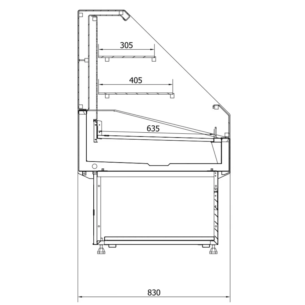 Vitrine Impulse SOLO 90 (R-1-SO-90)