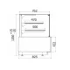 Boulangerie vitrine Lumina MINI 1380mm (C-1-LMM-130CH)