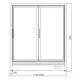 Freezer OSLO (SZ-1-OS-2D/80)