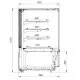 Confectionery showcase RAFAELLO NE 650 mm (C-1-RF-60/NE)