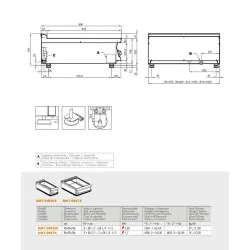Marmite électrique monophasée  GN 1/1+GN 1/3 BMT-94EMX