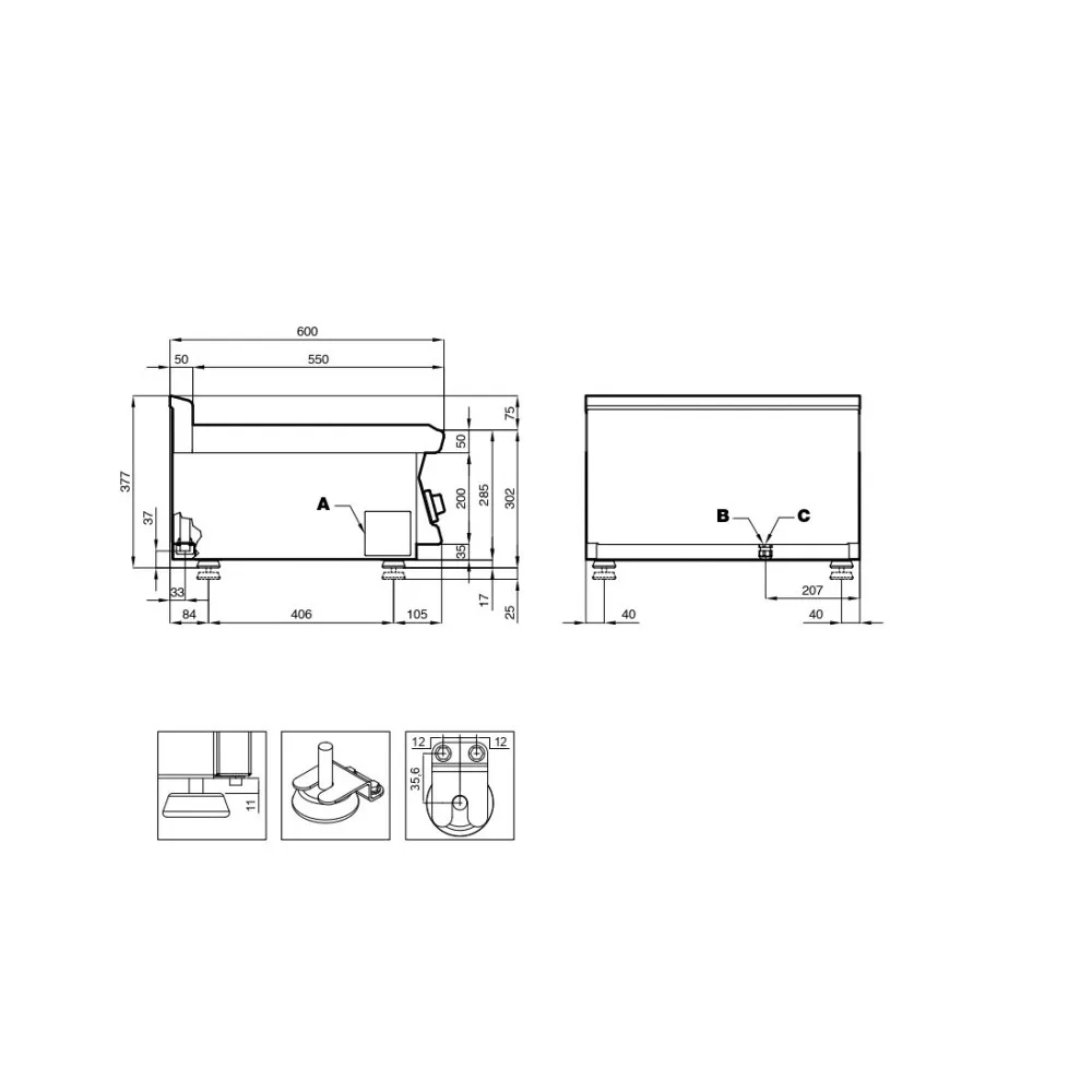 Friteuse électrique  F10T-63ETX (16090330X)