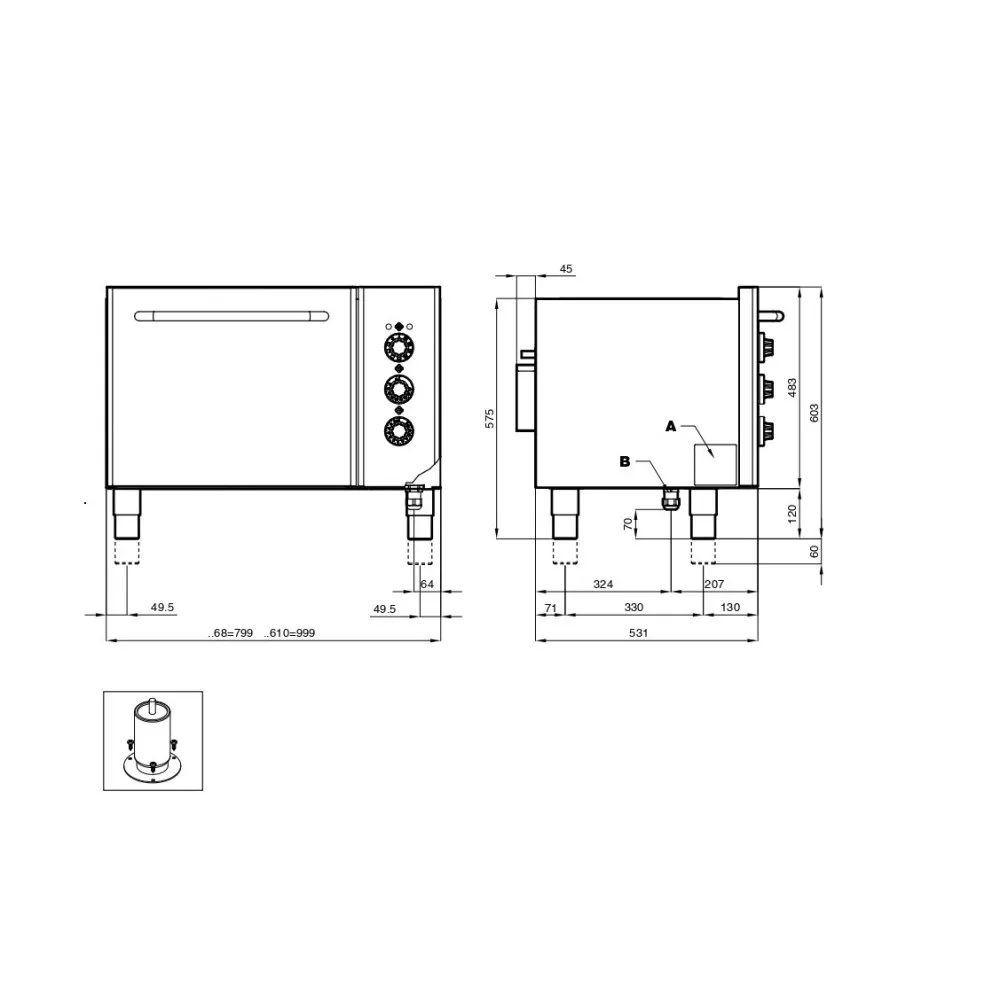 Four électrique multifonction  MFM-610EMX (06491013X)
