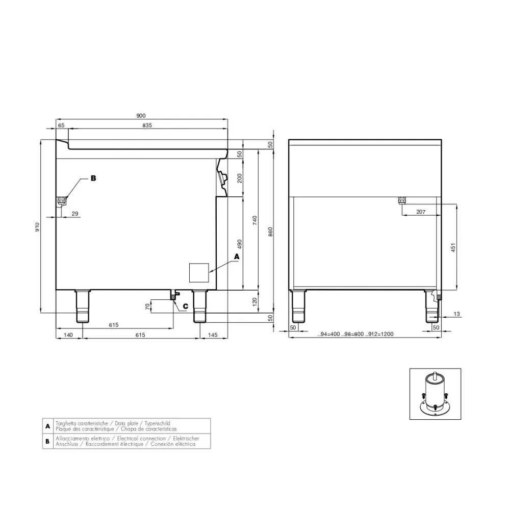 Friteuse électrique  F18-94ETX (09090430X)