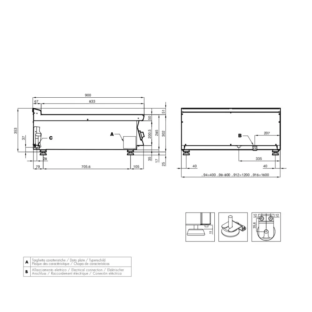 Friteuse électrique  F13T-94ETX (19090430X)
