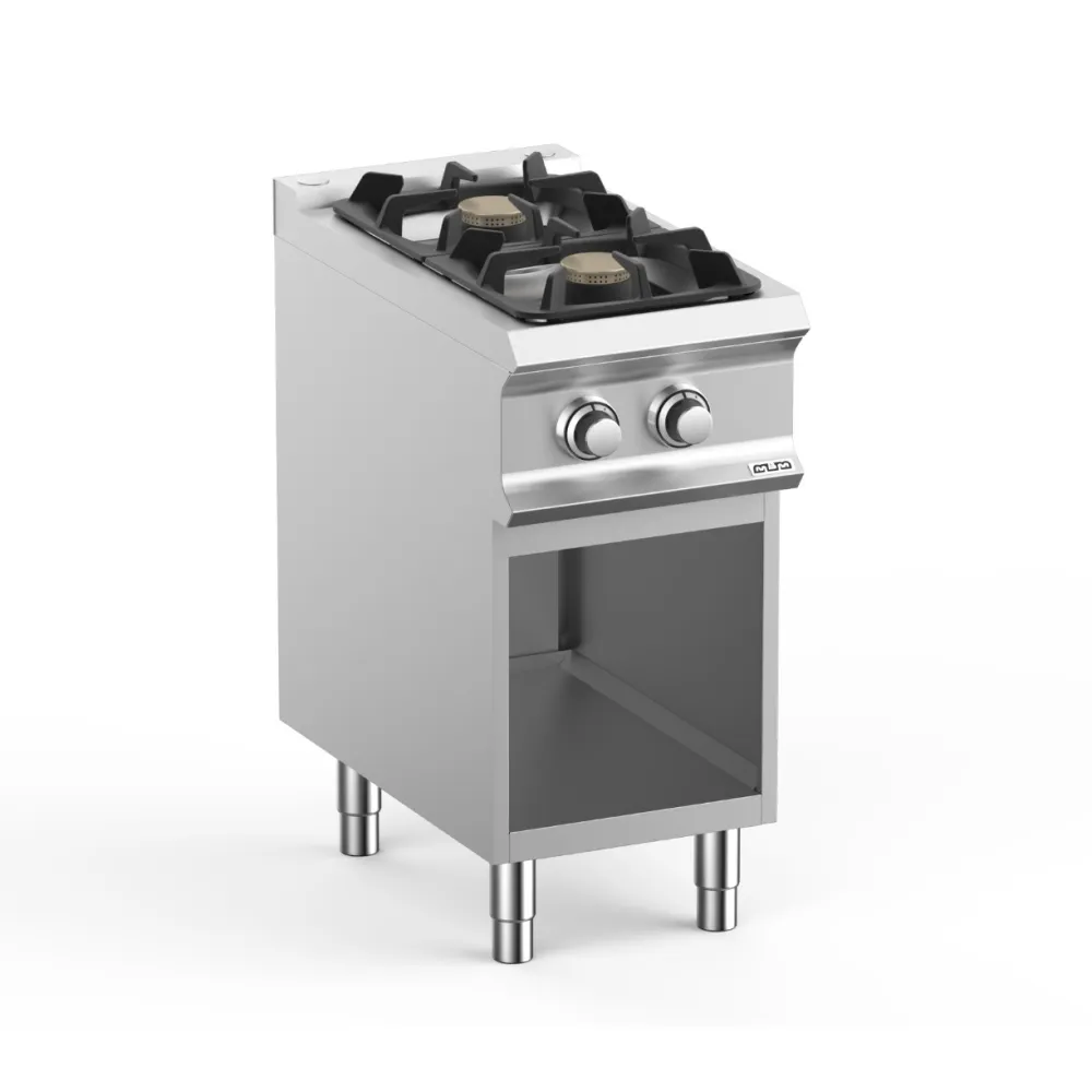 Gas stove 2 burners on open stand DOMINA PRO 700 (FB74AXS)