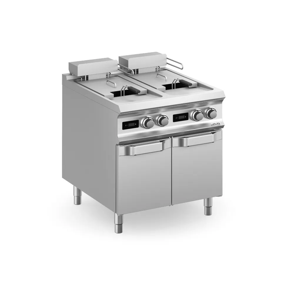 Electric fryer with digitale display 16+16 l DOMINA PRO 900 (FRBE98AD)