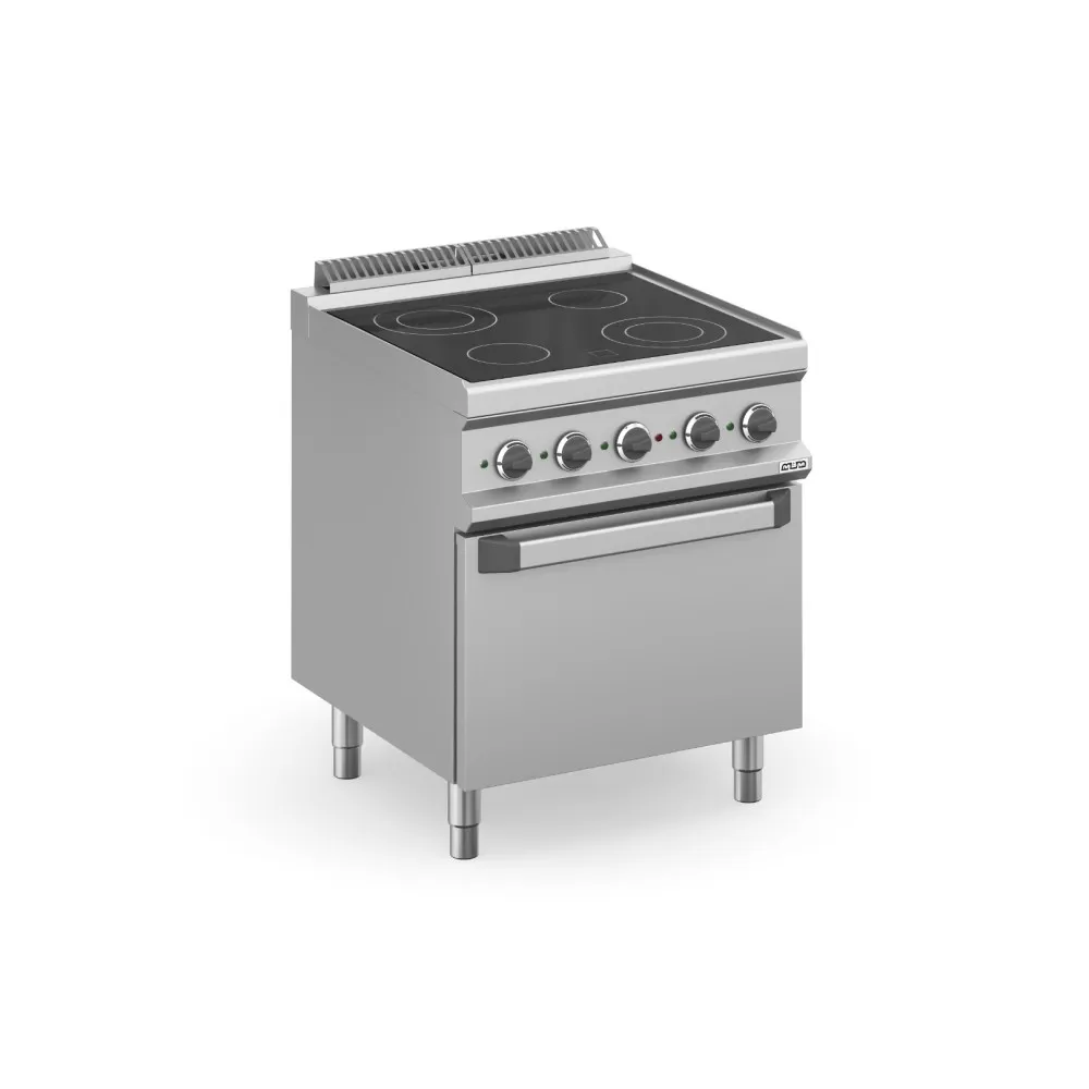 Cuisinière électrique avec plaque vitrocéramique et four  13.9 kW MAGISTRA PLUS 700 (MVC77FE)