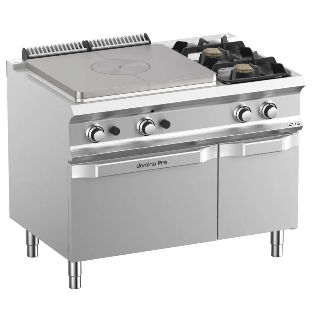 Gas stove range with gas stove TPG711FG2XL DOMINA PRO 700