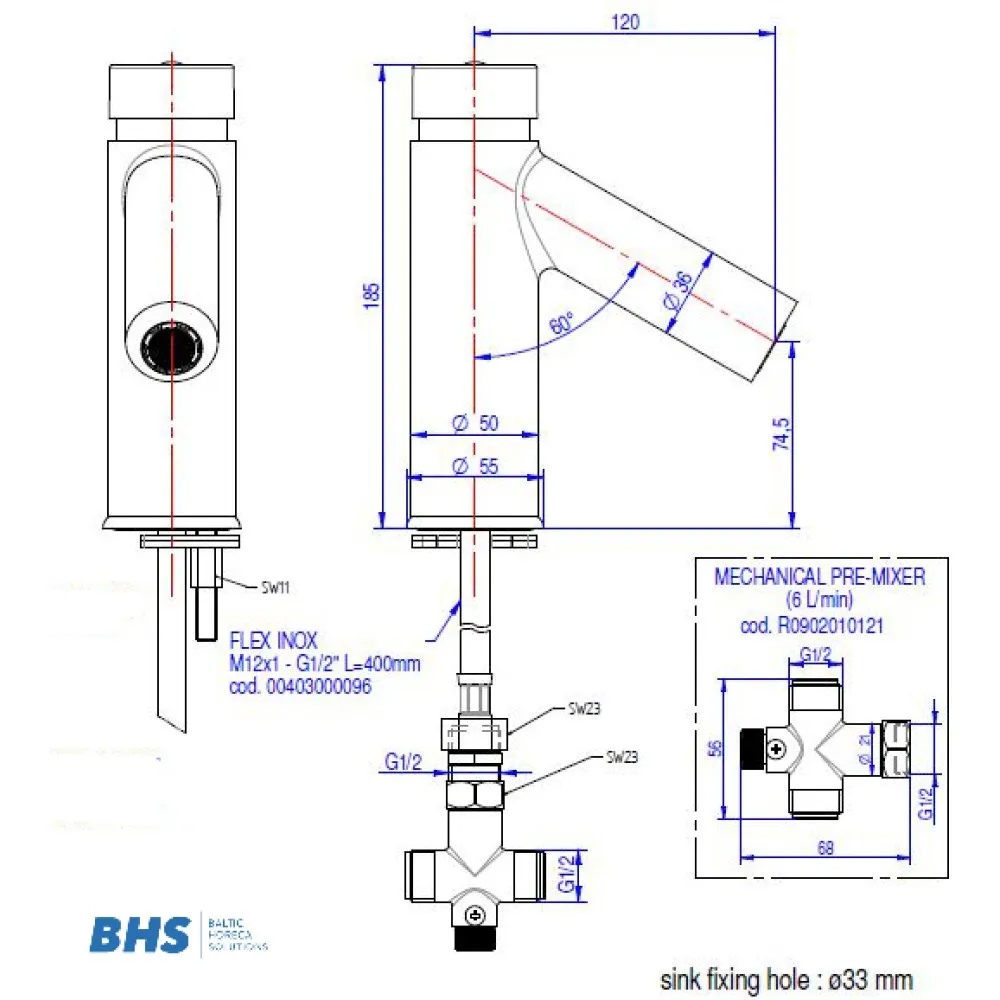 Mélangeur automatique A001P/PM (ARES001p/pm)