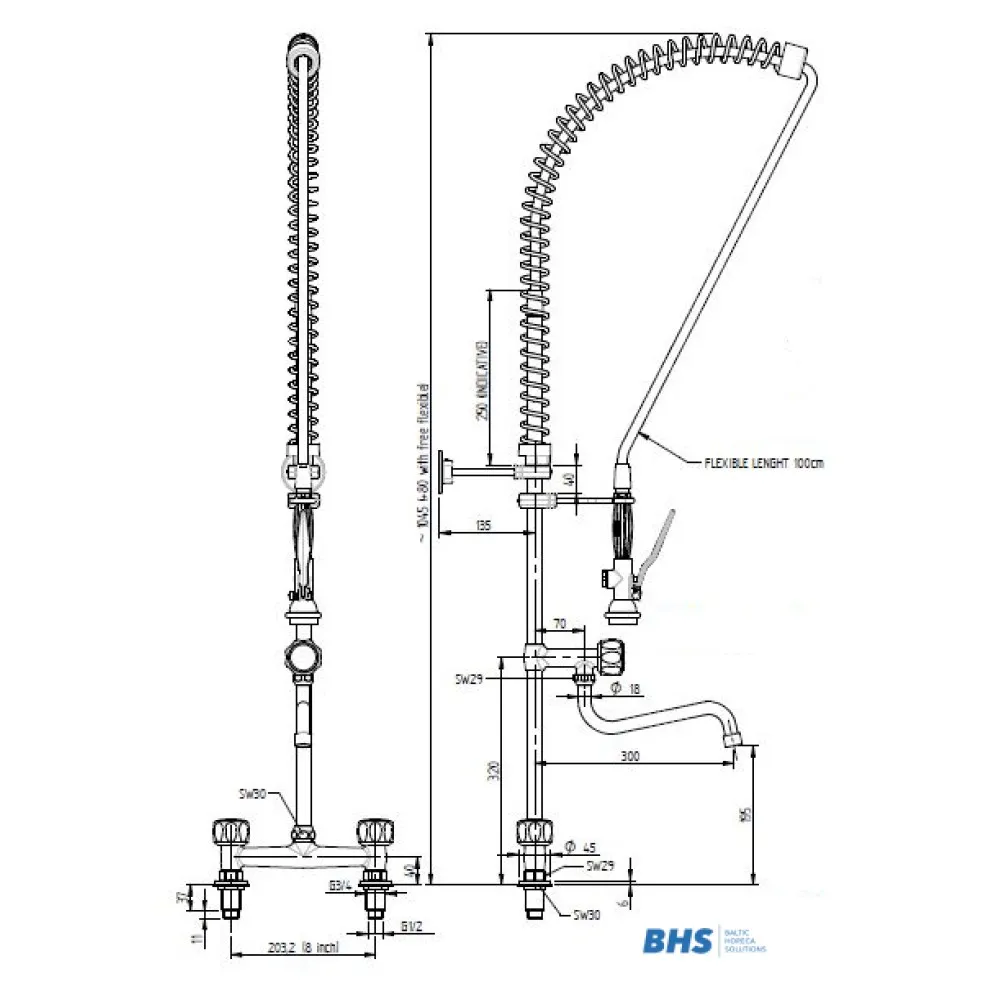 Robinets de douche 20156 (R0102020156)