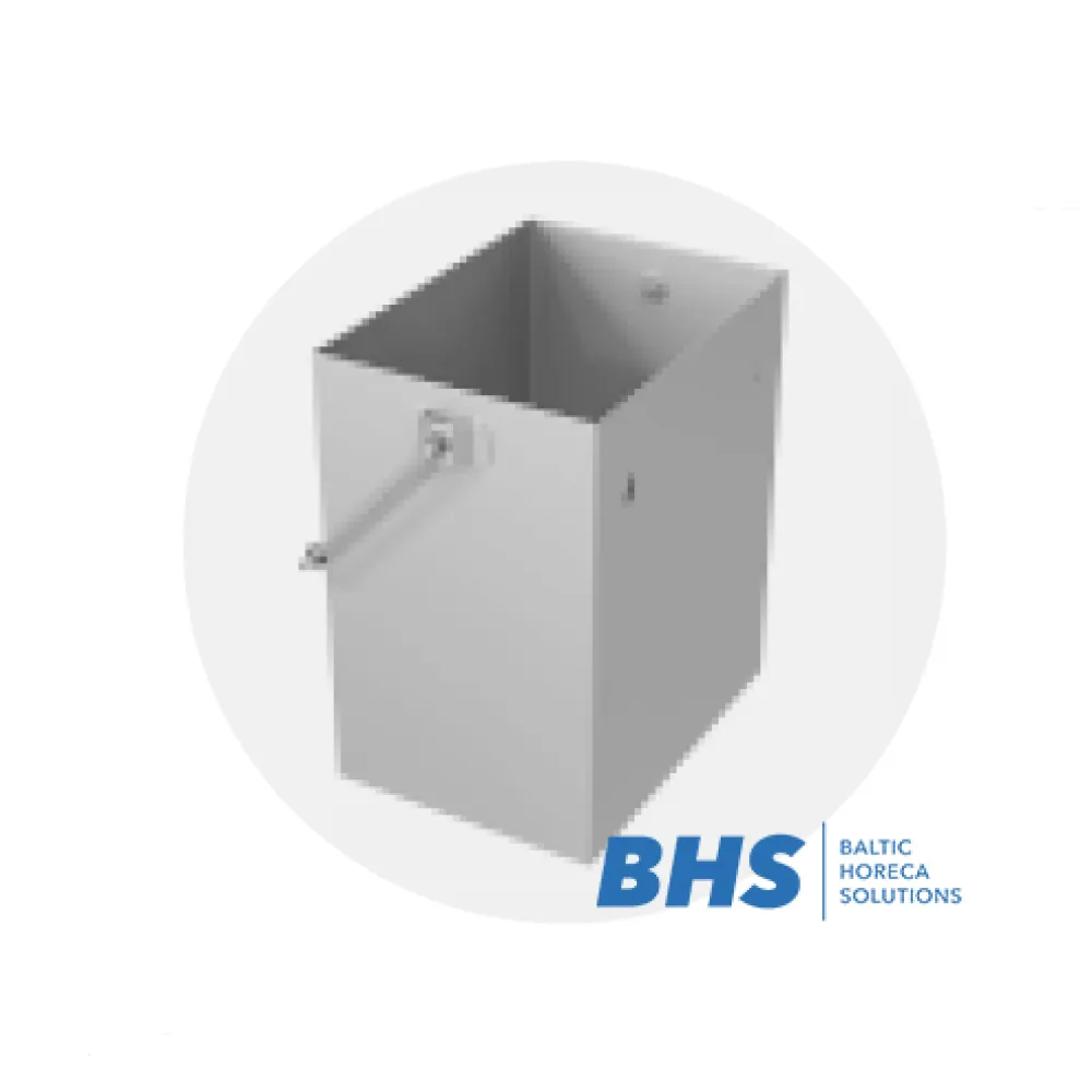 Removable garbage container of stainless steel (BHS-ZR20-0014)