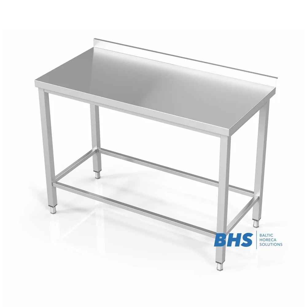 Table avec une surface en acier inoxydable et la grille 2000 (BHS-PMV-200/60/90)