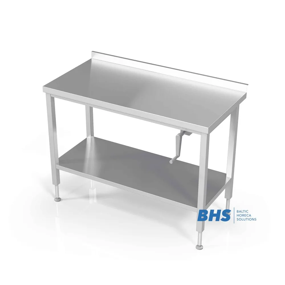 Table à hauteur réglable avec étagère 700  (BHS-QLV-70/60/90)