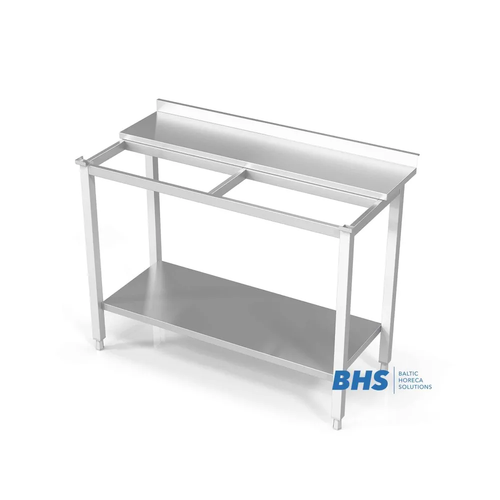 Table avec place pour planche à découper et étagère 2000 (MP1-WLX-200/60/90)