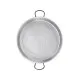 Paella pan from polished steel  80 cm (REF0180)