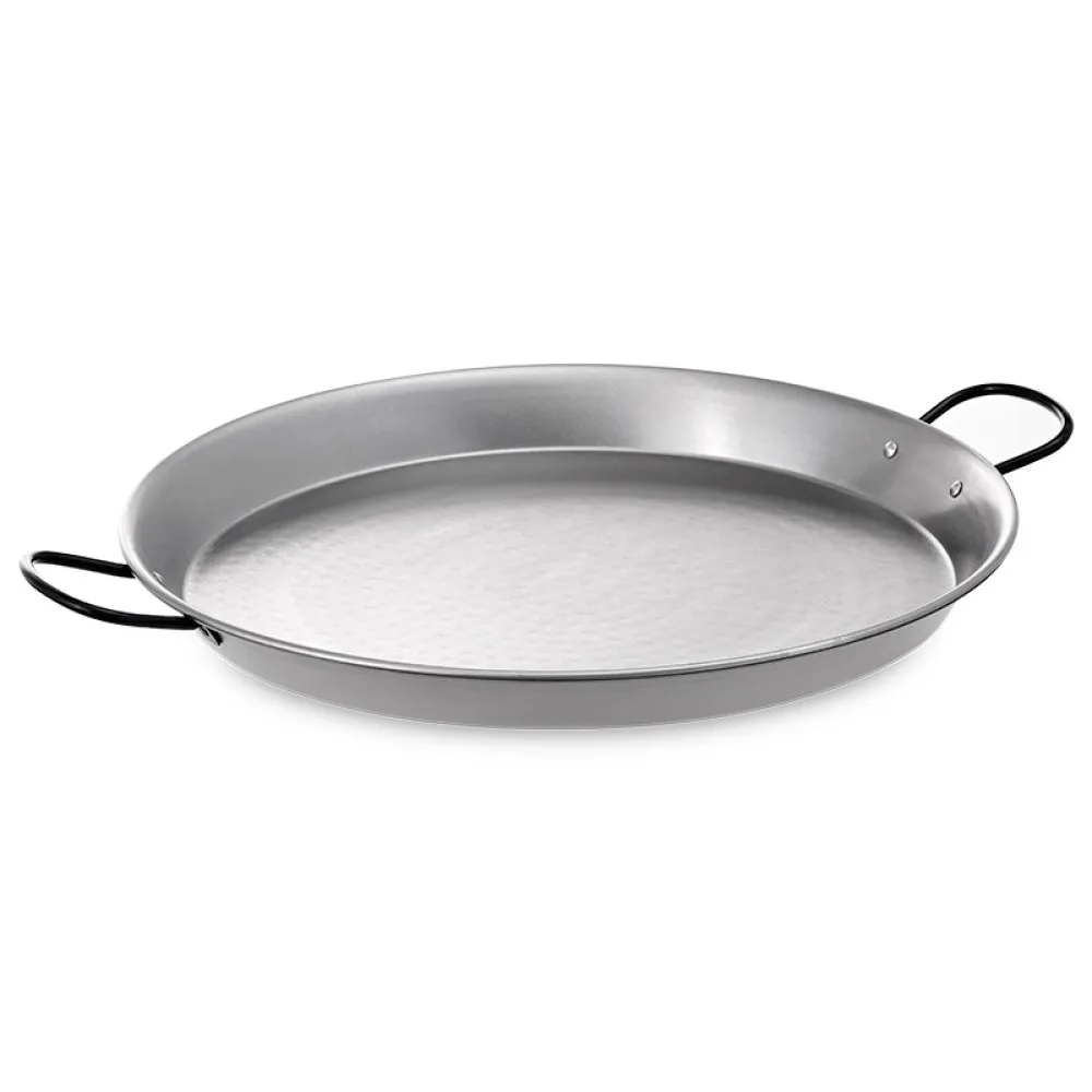 Paella pan from polished steel  80 cm (REF0180)