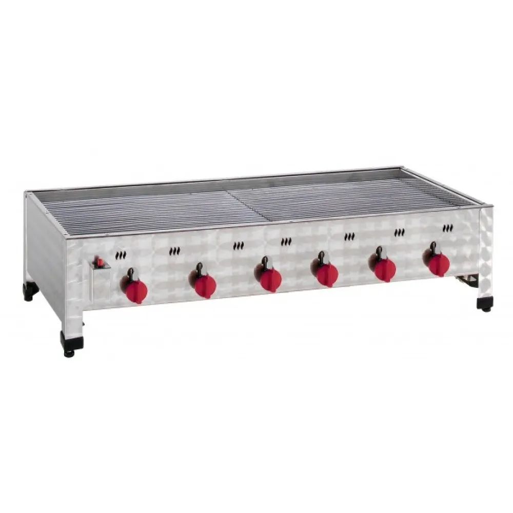Gas combi table grill 6 (L00-50457)