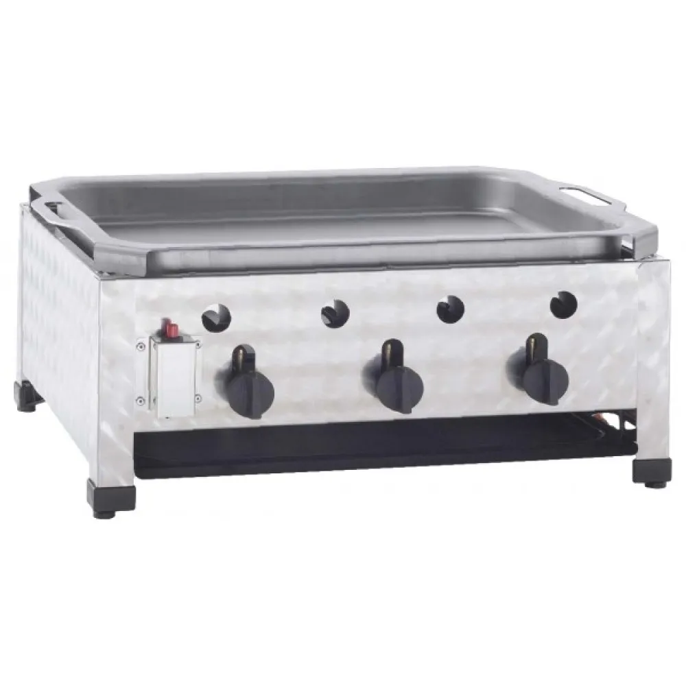 Gas combi table grill 3 (L00-50482)