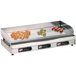 Chromium steel grill surface