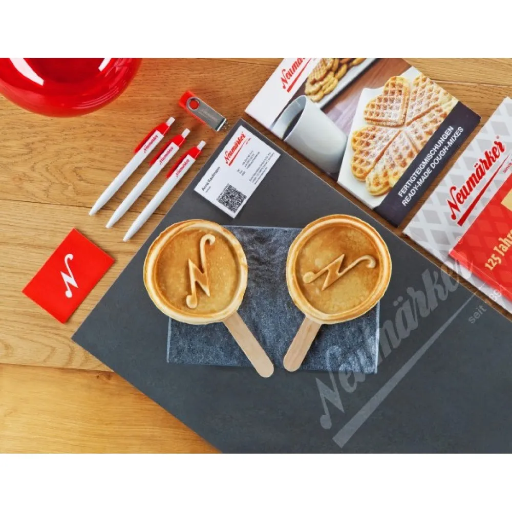 Baking plate MyLogo Waffle 2go (L31-40777)