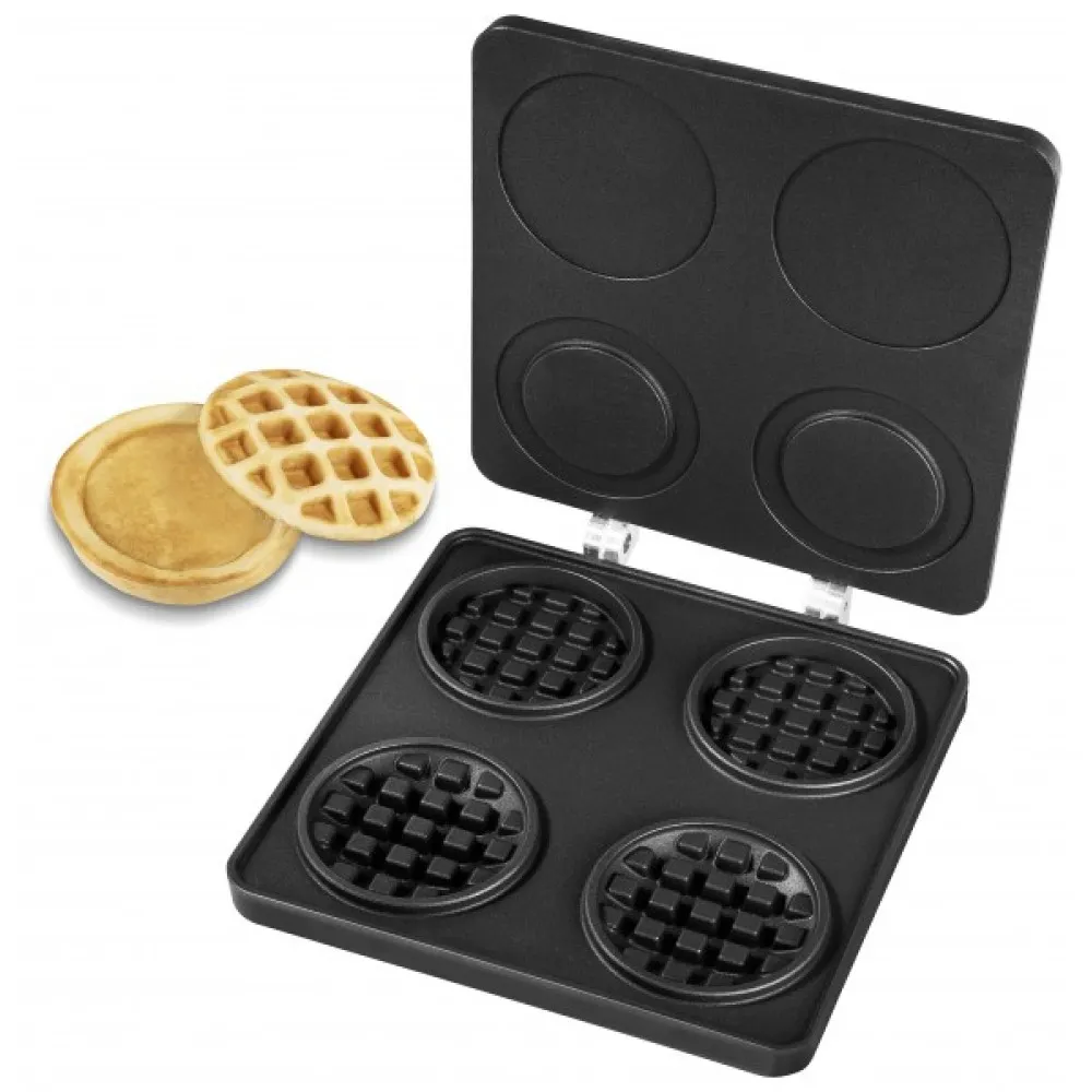 Waffle burger baking plate (L31-40778)
