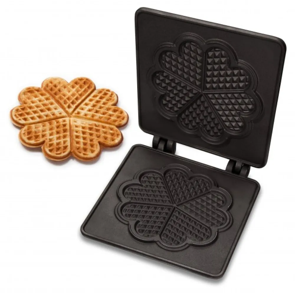 Heart waffle baking plate (L32-40720)