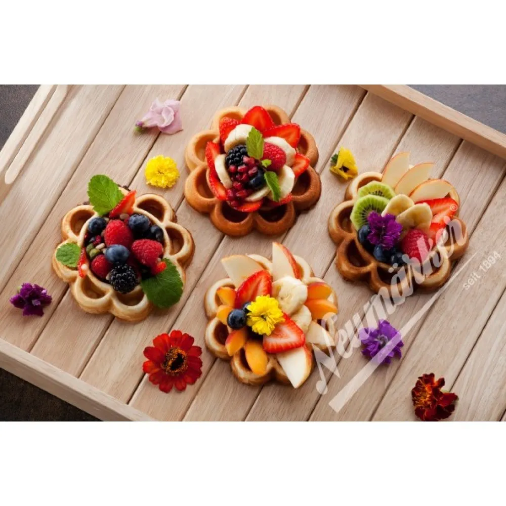 Waffle tart baking plate (L32-40736)