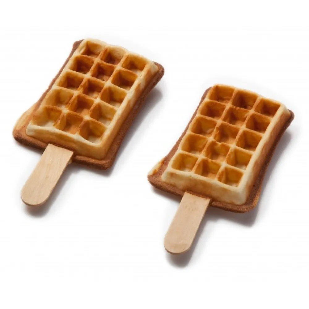 Waffle on a stick baking plate (L32-40743)
