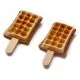 Waffle on a stick baking plate (L32-40743)