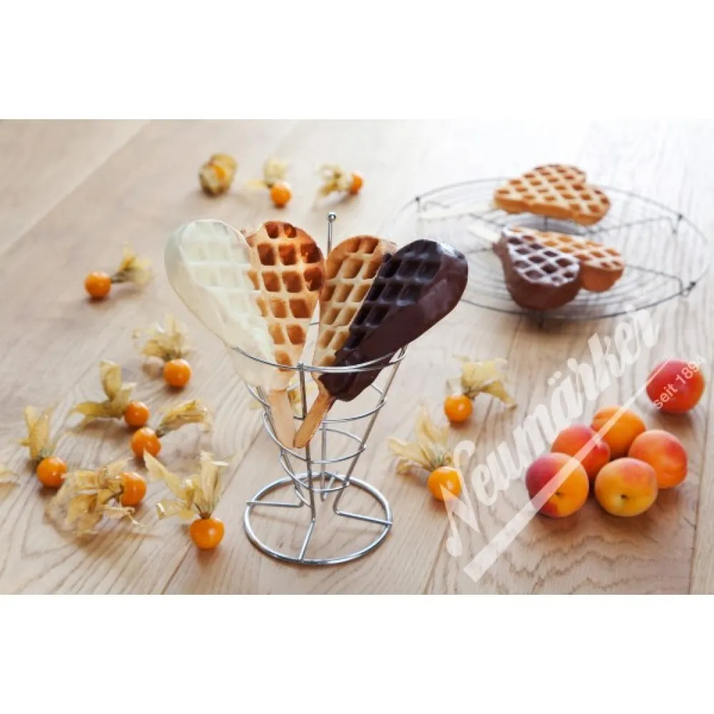 Heart on a stick baking plate (L32-40744)