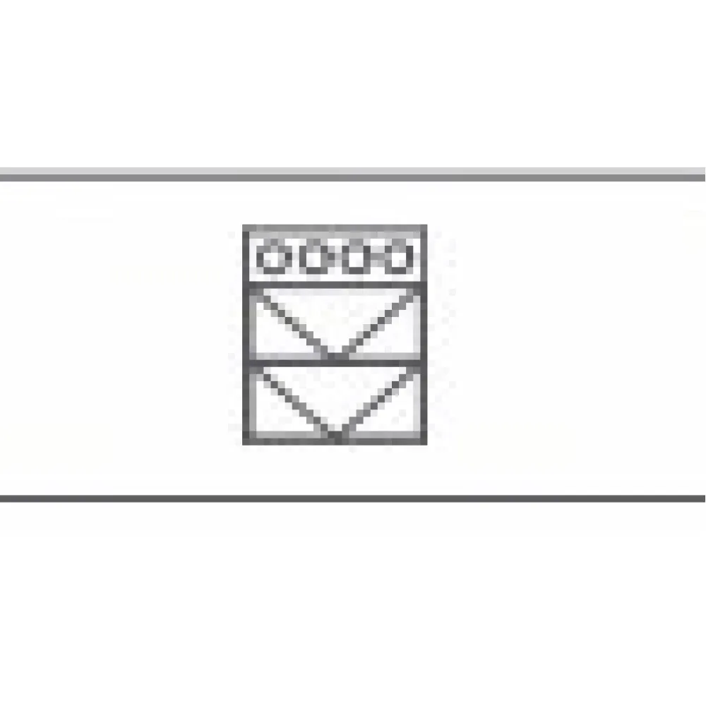 Module with Cup Dispensers with drawers 650 mm (BHS-Z-CUPS4H2DRW-65/80/90)