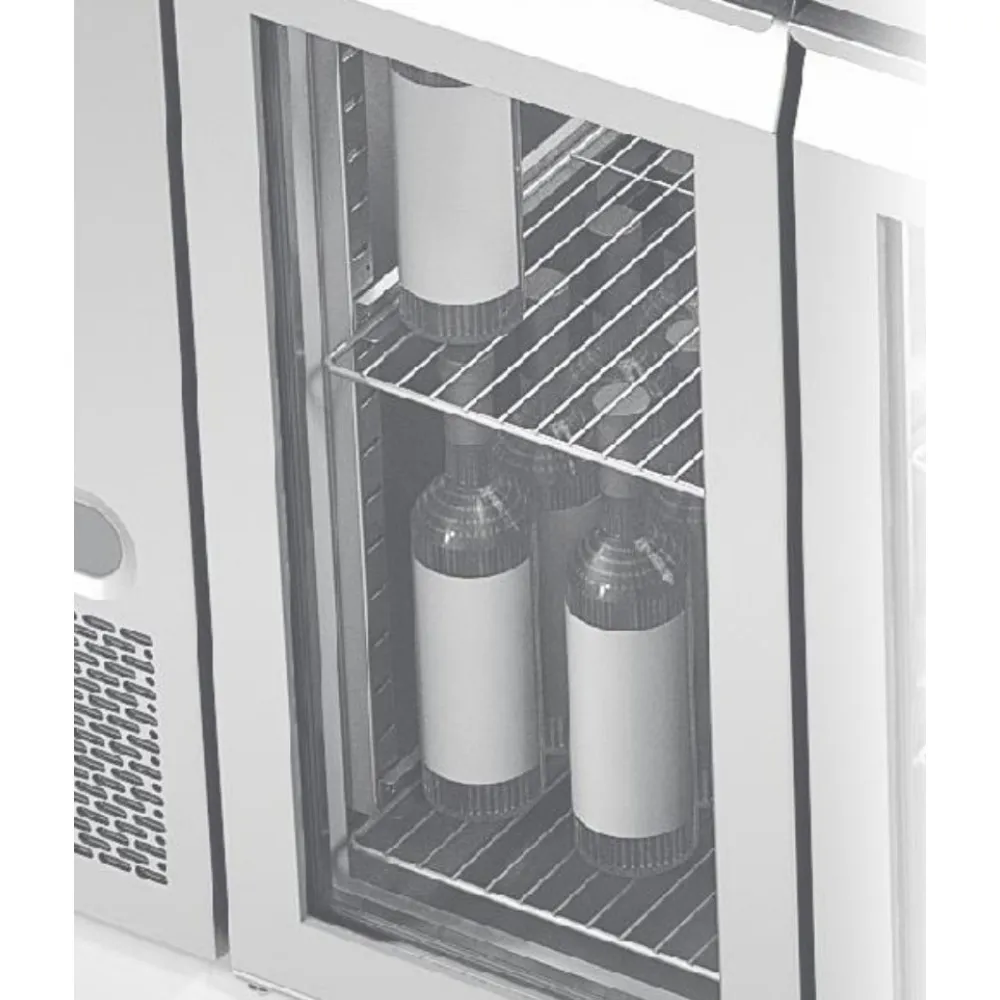 Backbar freezer counter 2 drowers, 1door (BHS-Z-FP0-G230-139/65/86)