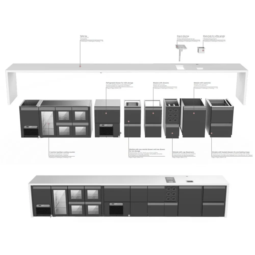 Refrigirated Drawer For Milk Storage (BHS-Z-MILK STORAGE-66/67/86)