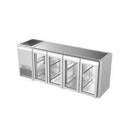 Backbar cooling counter 6 drawers, 1 door